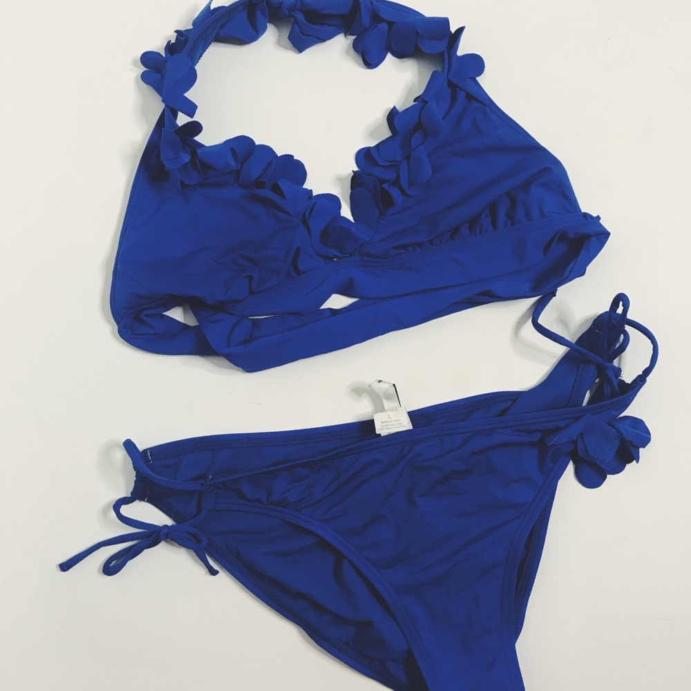 Blue bikini